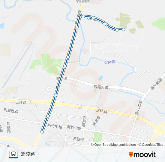 公交193路的线路图