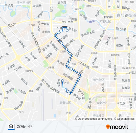 公交194路的线路图