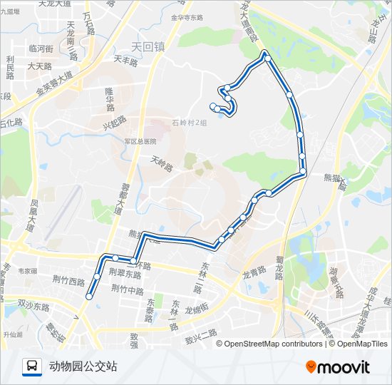 198路 bus Line Map