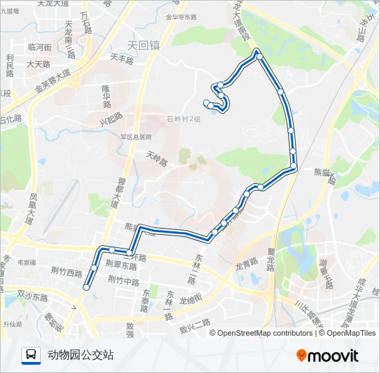 198路 Bus Line Map