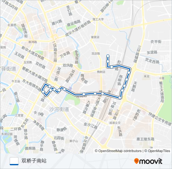 公交200路的线路图