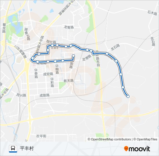 204路 bus Line Map