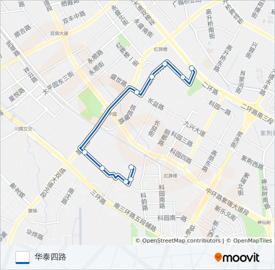 207路 bus Line Map