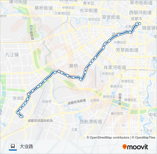 公交213路的线路图