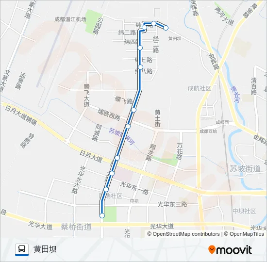 公交229路的线路图