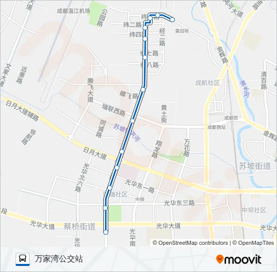 公交229路的线路图