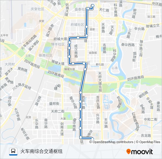 公交236路的线路图