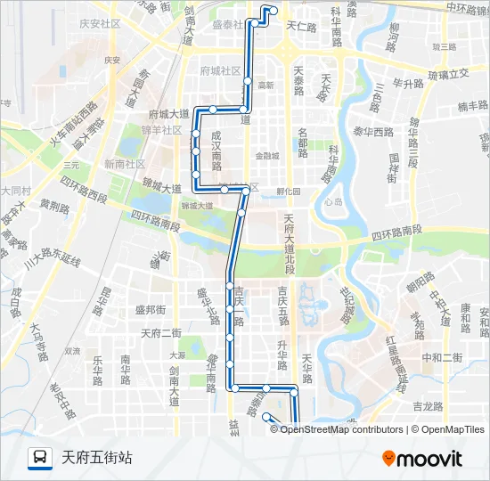 公交236路的线路图
