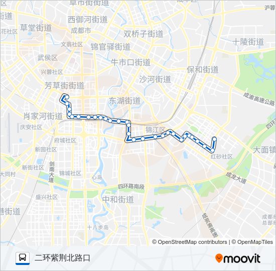 公交238路的线路图