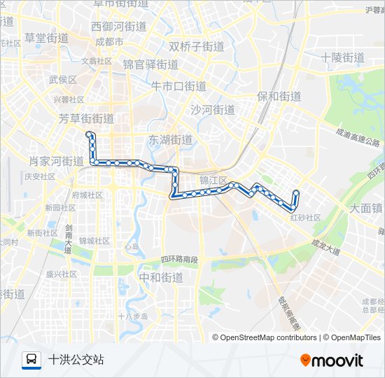 公交238路的线路图