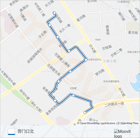 244路 bus Line Map