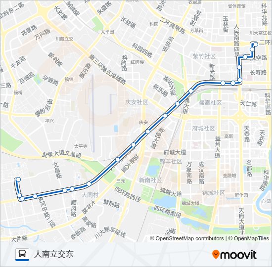 304路 bus Line Map