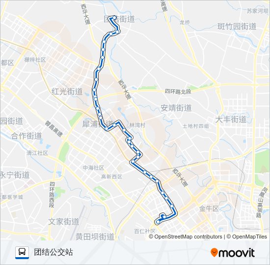 公交310路的线路图