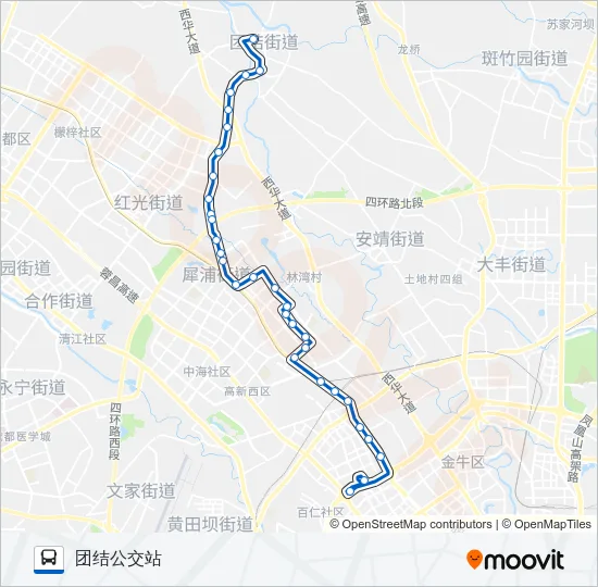 公交310路的线路图