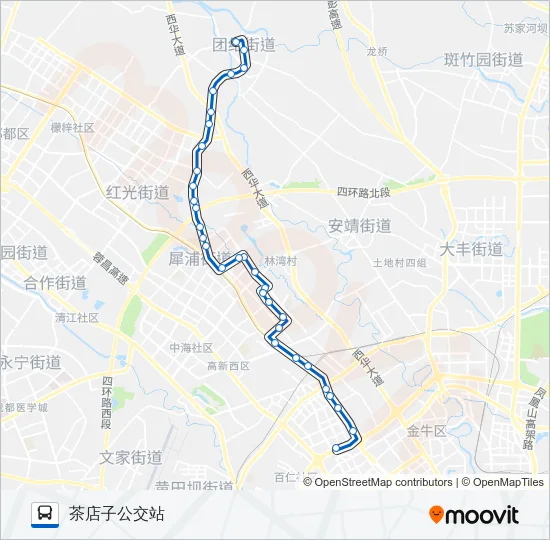 公交310路的线路图