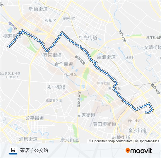 公交314路的线路图