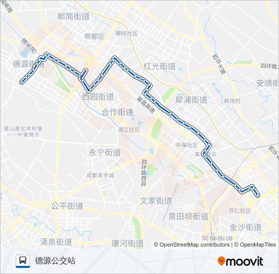 公交314路的线路图