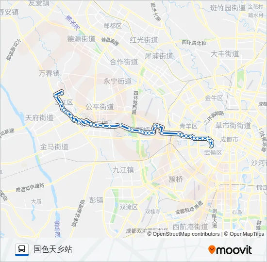 公交319路的线路图