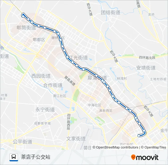 公交320路的线路图