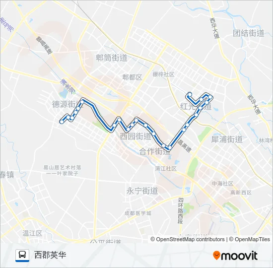 322路 Bus Line Map
