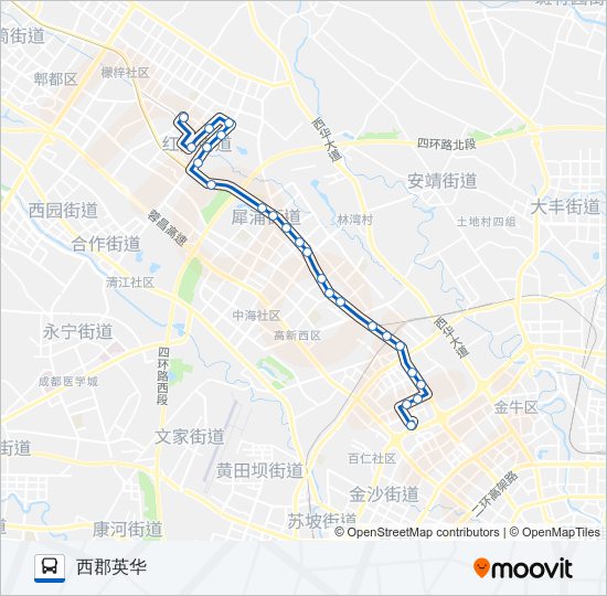 公交323路的线路图