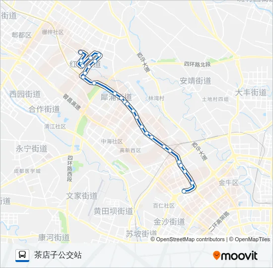 公交323路的线路图