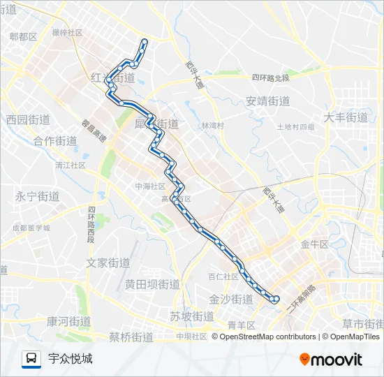 公交333路的线路图