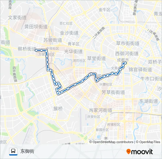 公交334路的线路图