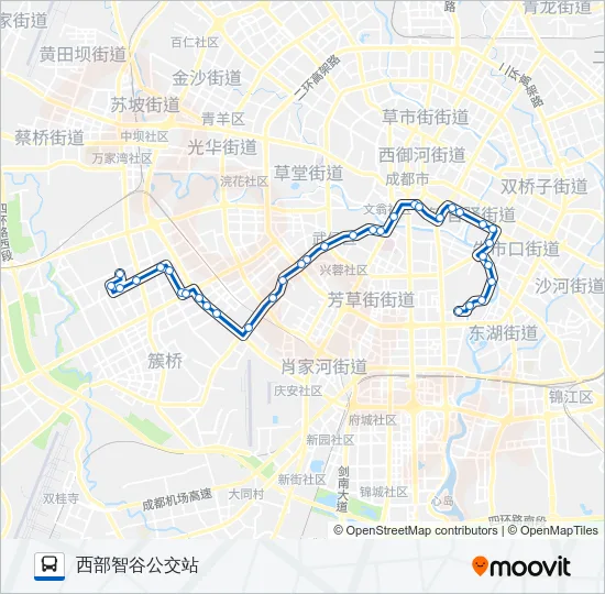 公交335路的线路图