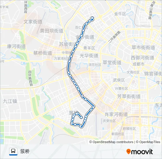 公交338路的线路图