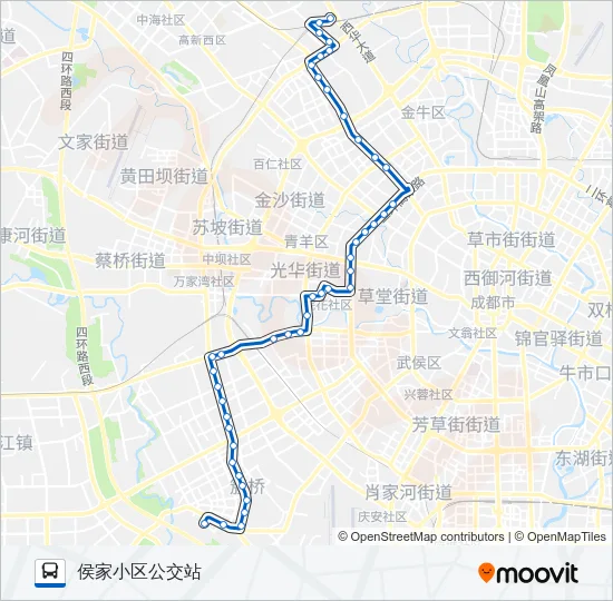 公交339路的线路图