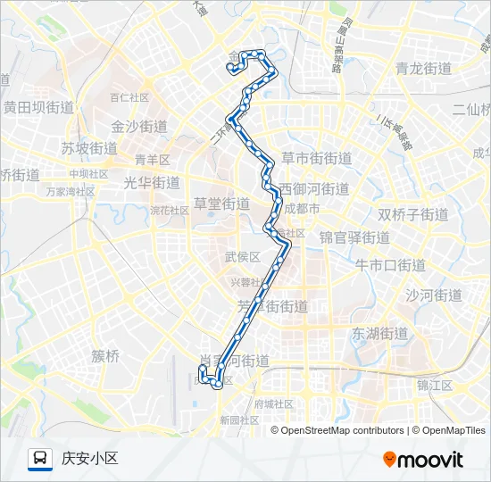 340路 Bus Line Map