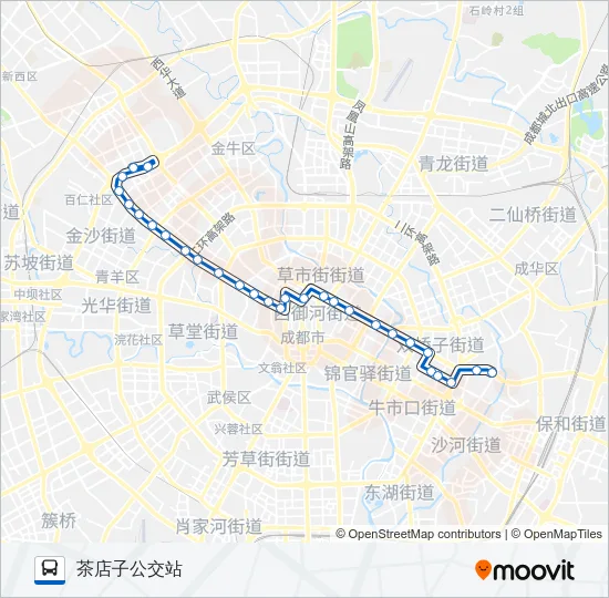 公交341路的线路图