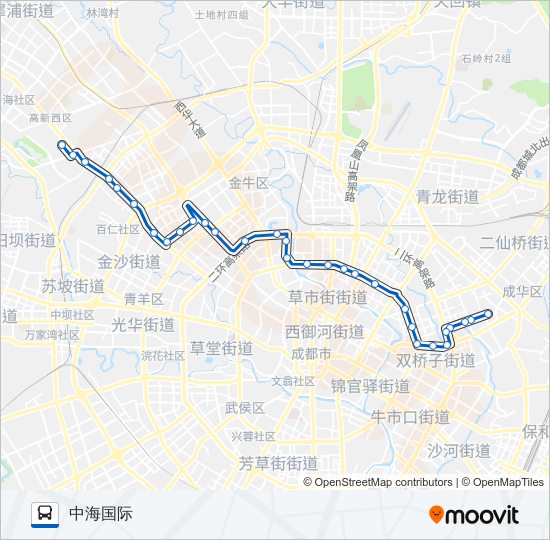 公交342路的线路图