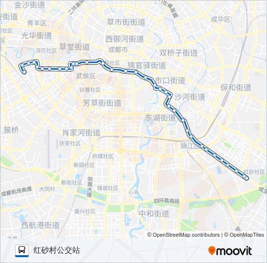 343路 bus Line Map