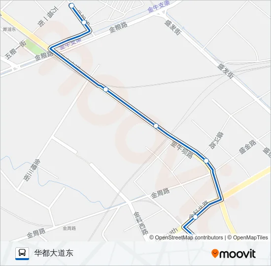 公交355路的线路图