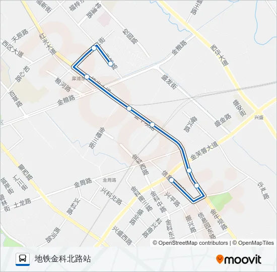 公交355路的线路图