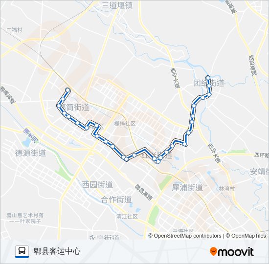 360路 bus Line Map