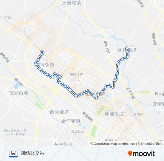 公交360路的线路图