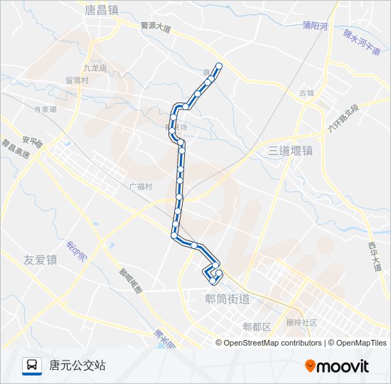 361路 bus Line Map