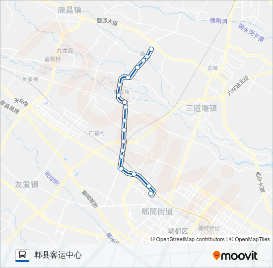 公交361路的线路图