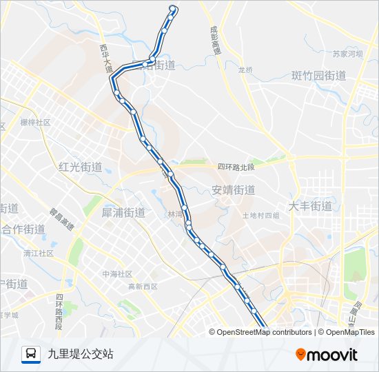 公交362路的线路图