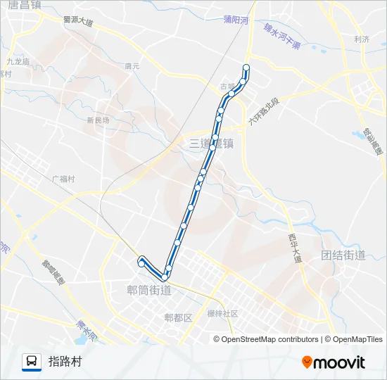 公交363路的线路图