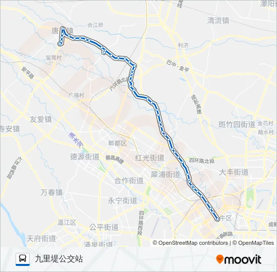 公交365路的线路图