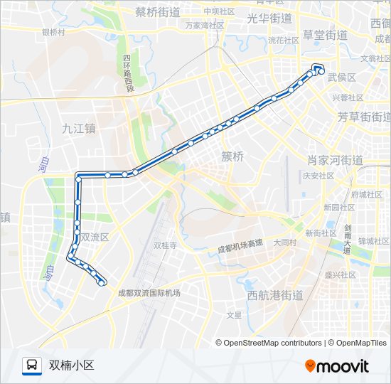 公交368路的线路图