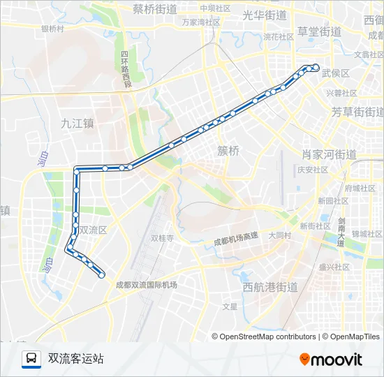 公交368路的线路图
