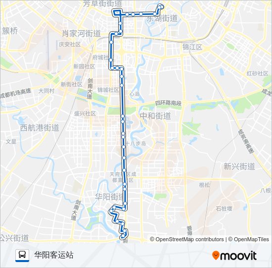 501路 bus Line Map