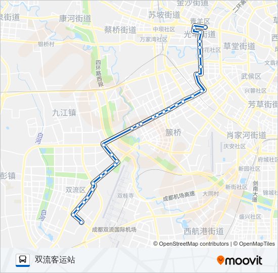 公交516路的线路图
