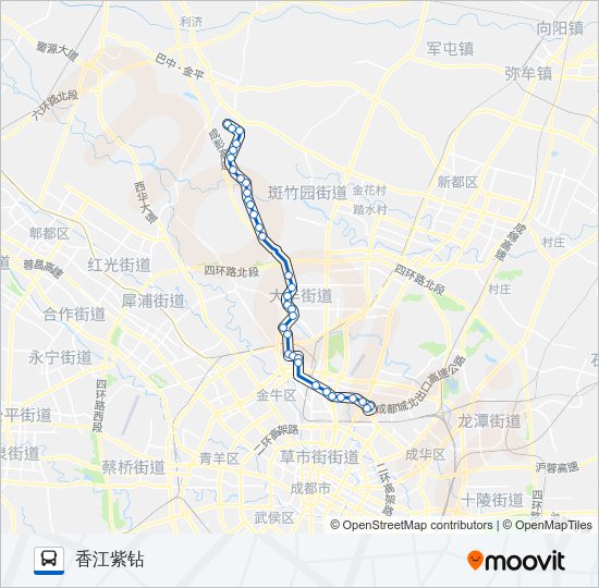 公交530路的线路图