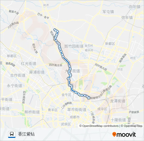 公交530路的线路图